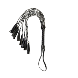 Ажурний батіг з екошкіри Art of Sex - Brianna, колір чорний - фото