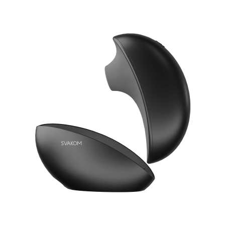 Вакуумний кліторальний смарт-стимулятор Svakom Pulse Galaxie Midnight Black, проєктор зоряного неба - фото №9