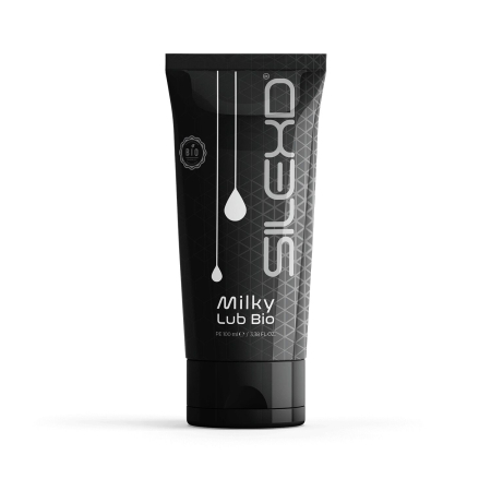 Лубрикант SilexD Milky Lub Bio на водній основі, з імітацією сперми, 100 мл - фото