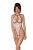 Боді з доступом Passion CHIKA BODY S/M, cream - фото