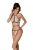 Комплект білизни Passion CHIKA SET, S/M, cream, топ, трусики - фото