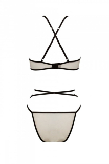 Комплект білизни Passion CHIKA SET, XXL/XXXL, cream, топ, трусики - - фото №4