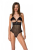 Еротичне боді Passion DOLLY BODY, XXL/XXXL, black, з відкритими чашками - фото