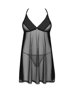 Пеньюар та трусики Obsessive Latinesa babydoll & thong XS/S - - фото №3