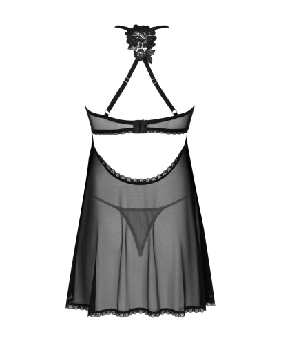 Пеньюар та трусики Obsessive Latinesa babydoll & thong XL/2XL - фото №4