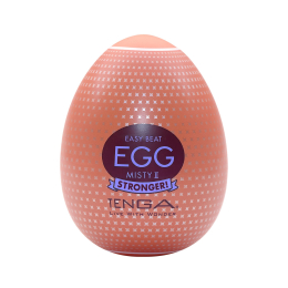 Мастурбатор-яйце Tenga Egg Misty II, щільний TPE, пробник лубриканту 5 мл - фото