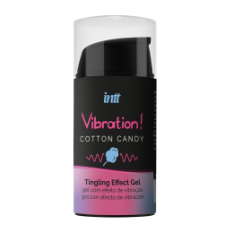Рідкий вібратор Intt Vibration Cotton Candy (15 мл), густий гель, дуже смачний, діє до 30 хвилин - - фото №2