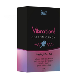 Рідкий вібратор Intt Vibration Cotton Candy (15 мл), густий гель, дуже смачний, діє до 30 хвилин - - фото №3