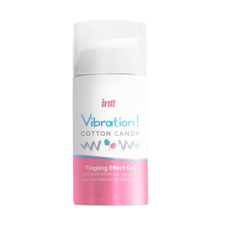 Рідкий вібратор Intt Vibration Cotton Candy (15 мл), густий гель, дуже смачний, діє до 30 хвилин №6