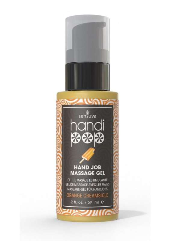 Смачний гель для вишуканих мануальних та оральних пестощів Sensuva — Handipop Orange Creamsicle 59мл 