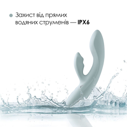 Смарт вібратор-кролик Svakom Chika, 2 незалежні мотори, підігрів до 38 °C - - фото №17
