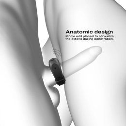 Ерекційне віброкільце Dorcel Fit Vibe Ring, регульований діаметр 4–5,7 см, 10 режимів - - фото №3