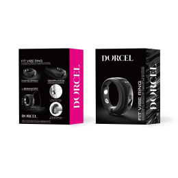 Ерекційне віброкільце Dorcel Fit Vibe Ring, регульований діаметр 4–5,7 см, 10 режимів - - фото №7