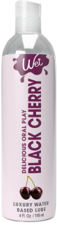 Лубрикант на водній основі Wet Oral Play Black Cherry (118 мл), їстівний, без цукру - фото