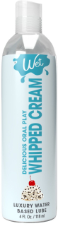 Лубрикант на водній основі Wet Oral Play Whipped Cream (118 мл), їстівний, без цукру - фото