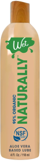 Лубрикант на водній основі Wet Naturally, екстракт алое, веганська формула (118 мл) - фото