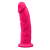 Фалоімітатор SilexD Oscar Pink (MODEL 2 size 9in), двошаровий, силікон + Silexpan, діаметр 5,4см - фото