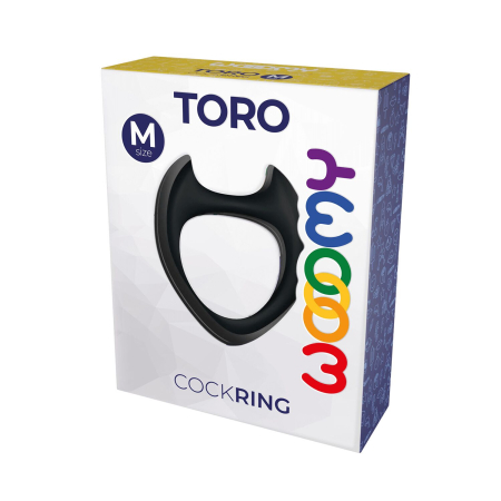 Ерекційне кільце Wooomy Toro M Black - фото №3