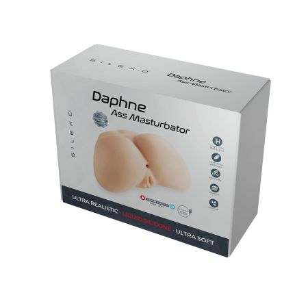 Мастурбатор-попка з двома входами SilexD Daphne Ass Masturbator, суперреалістичний, термореактивний - фото №6