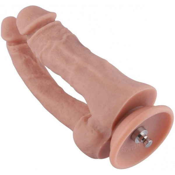Подвійний фалоімітатор Hismith 9.8" Double Penetrator Silicone Dildo - фото