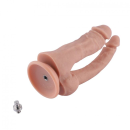 Подвійний фалоімітатор Hismith 9.8" Double Penetrator Silicone Dildo - - фото №5