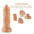 Силіконовий дилдо Hismith Slightly Curved Silicone Dildo Monster Series Силіконовий дилдо Hismith Slightly Curved Silicone Dildo Monster Series - фото №3