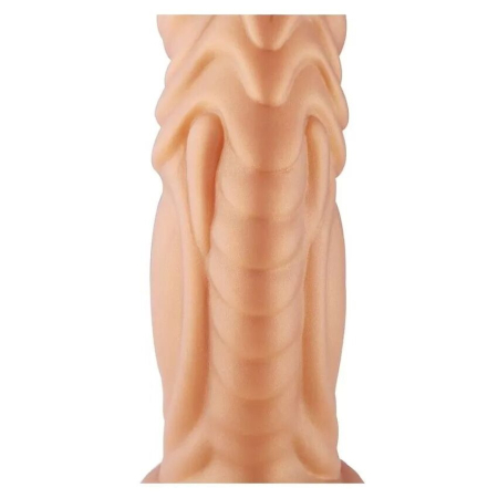 Силіконовий дилдо Hismith Slightly Curved Silicone Dildo Monster Series - фото №5