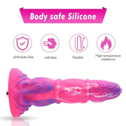 Силіконовий дилдо Hismith Silicone Tentacle Dildo Monster Series - - фото №5