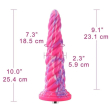 Силіконовий дилдо Hismith Awl Shape Silicone Dildo Monster Series Силіконовий дилдо Hismith Awl Shape Silicone Dildo Monster Series - фото №2