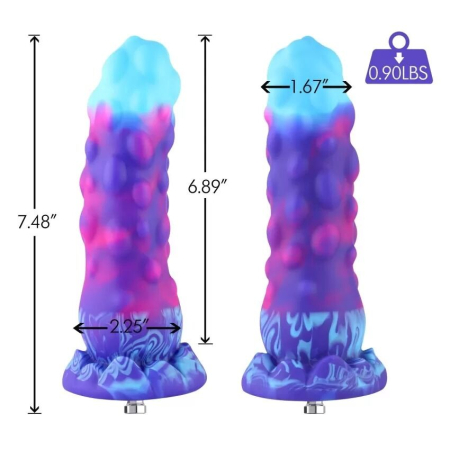 Силіконовий дилдо Hismith 7.48" Silicone Dildo HSA138 Monster Series №2