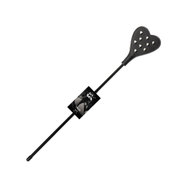 Стек з металевими гвинтами Art of Sex - BDSM Heart, екокожа, колір чорний - - фото №5