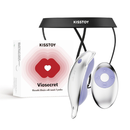 Вібратор у трусики KISSTOY Viosecret, пояс для фіксації та пульт ДК у комплекті №5