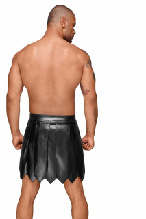 Чоловіча спідниця гладіатора Noir Handmade H053 Eco leather men's gladiator skirt - S - - фото №4