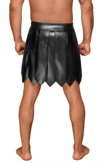 Чоловіча спідниця гладіатора Noir Handmade H053 Eco leather men's gladiator skirt - S - - фото №3