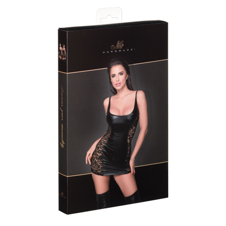 Сукня Noir Handmade F229 Powerwetlook dress with lace inserts - XL - фото №4