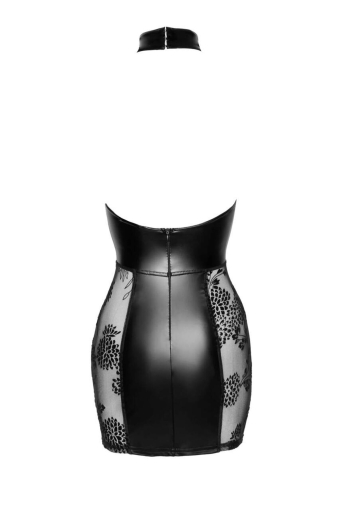Сукня Noir Handmade F238 Short tulle dress with powerwetlook inserts - XXL - фото №5