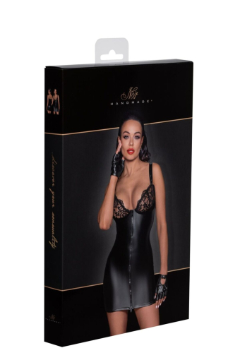 (SALE) Сукня Noir Handmade F254 Powerwetlook mini-dress - M - фото №8