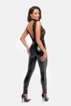 (SALE) Комбінезон Noir Handmade F298 Libido Deep-V catsuit with collar and pearl chain - S (SALE) Комбінезон Noir Handmade F298 Libido Deep-V catsuit with collar and pearl chain - S - фото №2