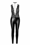 Комбінезон Noir Handmade F298 Libido Deep-V catsuit with collar and pearl chain - L Комбінезон Noir Handmade F298 Libido Deep-V catsuit with collar and pearl chain - L - фото №4