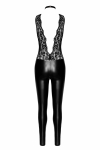 Комбінезон Noir Handmade F298 Libido Deep-V catsuit with collar and pearl chain - XXL Комбінезон Noir Handmade F298 Libido Deep-V catsuit with collar and pearl chain - XXL - фото №5