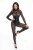 (SALE) Комбінезон Noir Handmade F299 Enigma lace catsuit with underbust bodice - S - фото