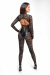 (SALE) Комбінезон Noir Handmade F299 Enigma lace catsuit with underbust bodice - S (SALE) Комбінезон Noir Handmade F299 Enigma lace catsuit with underbust bodice - S - фото №2