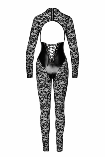 Комбінезон Noir Handmade F299 Enigma lace catsuit with underbust bodice - XL - - фото №6