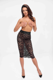 Спідниця Noir Handmade F302 Ambivalence lace up midi skirt - XXL - - фото №4