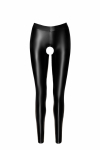 Легінси Noir Handmade F304 Taboo wetlook leggings with open crotch and bum - XL №4