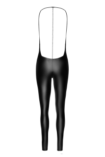 (SALE) Комбінезон Noir Handmade F306 Mirage catsuit with jewelry rhinestone chain adorning the back - S - - фото №6