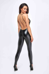 Комбінезон Noir Handmade F306 Mirage catsuit with jewelry rhinestone chain adorning the back - L Комбінезон Noir Handmade F306 Mirage catsuit with jewelry rhinestone chain adorning the back - L - фото №3