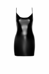 (SALE) Сукня Noir Handmade F307 Mirage wetlook mini dress with jewelry rhinestone chain - S (SALE) Сукня Noir Handmade F307 Mirage wetlook mini dress with jewelry rhinestone chain - S - фото №4