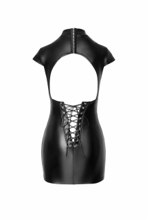 (SALE) Сукня Noir Handmade F309 Fantasy wetlook mini dress with lace up back - S - - фото №5