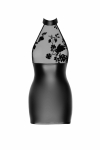 Сукня Noir Handmade F311 Eros mini halter dress of flocked mesh and wetlook - XL Сукня Noir Handmade F311 Eros mini halter dress of flocked mesh and wetlook - XL - фото №4